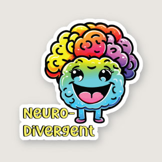 Neurodivergent | Embrace Neurodiversity Awareness Sticker