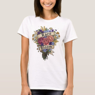 Neurodivergent Floral Esthetic - Rare Bloom T-Shirt