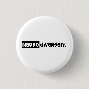 Neurodivergent Neurodiversity Awareness Button