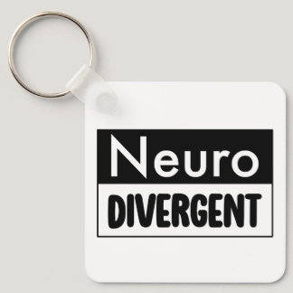 Neurodivergent | Neurodiversity Awareness Keychain