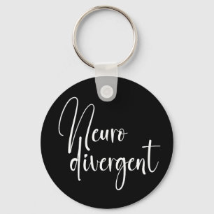 Neurodivergent Neurodiversity Awareness Keychain