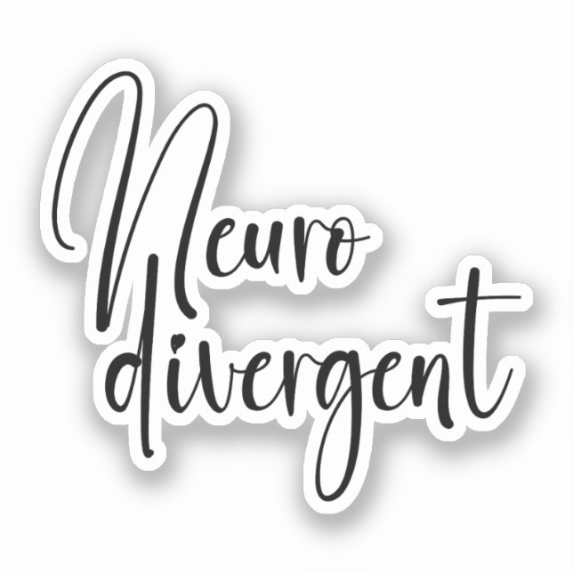 Neurodivergent | Neurodiversity Awareness Sticker (Front)