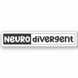 Neurodivergent Neurodiversity Awareness Sticker