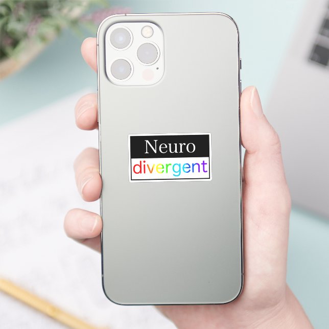 Neurodivergent | Neurodiversity Awareness Sticker (Phone)