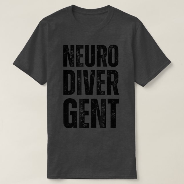 Neurodivergent Pride ADHD Autism Awareness Neurodi T-Shirt (Design Front)