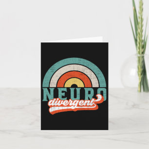 Neurodivergent Pride For Autism Adhd And Asd Aware Card