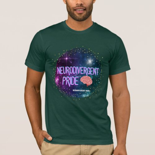 NeuroDivergent Pride Space Brain Shirt