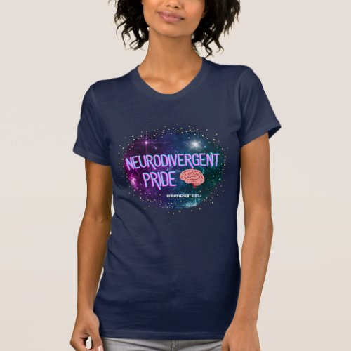 NeuroDivergent Pride Space Brain Shirt