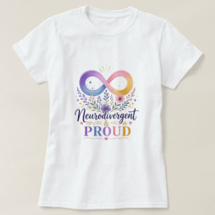 Neurodivergent & Proud Rainbow Infinity T-Shirt