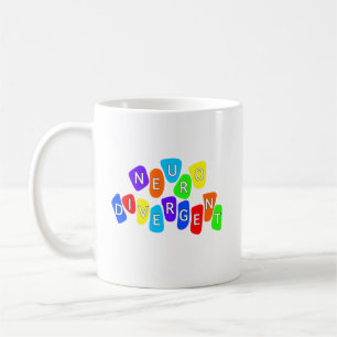 Neurodivergent Rainbow Neurodiversity Awareness Coffee Mug