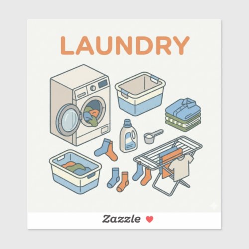 Neurodivergent Visual Organization Laundry Label