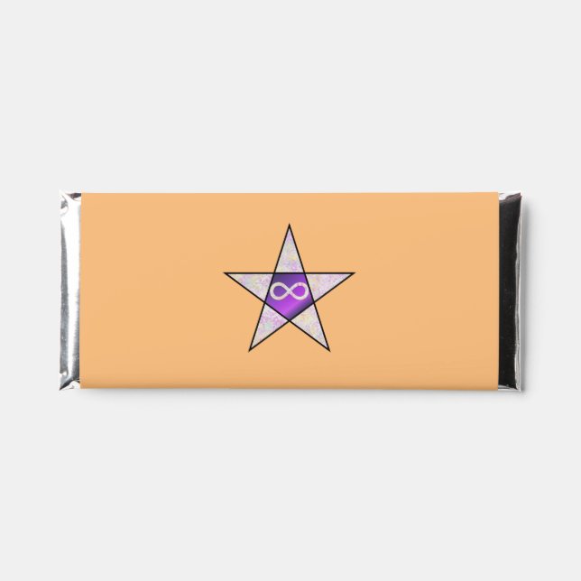 Neurodiverse Parol Sapin-Sapin Hershey Bar Favors (Front)