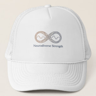 Neurodiverse Strength Infinity Symbol Minimalist Trucker Hat