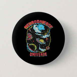 Neurodiverse Universe Neurodiversity Embrace Adhd  Button