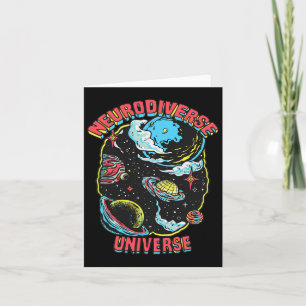 Neurodiverse Universe Neurodiversity Embrace Adhd Card