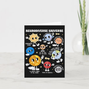 Neurodiverse Universe Planet Autism Awareness Supp Card