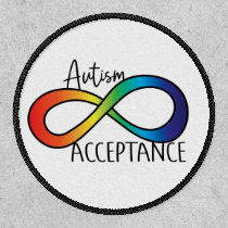 Neurodiversity Autism Acceptance Rainbow Patch