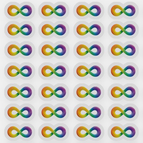 Neurodiversity Autism Acceptance Rainbow Sticker