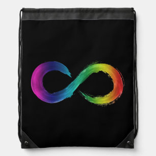 neurodiversity- autism awareness drawstring bag