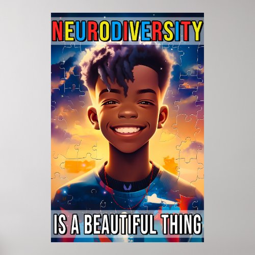 Neurodiversity Autism Awareness Poster