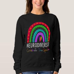 Neurodiversity Autism Spectrum Asd Adhd Rainbow Sweatshirt