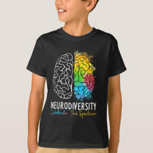 Neurodiversity - Autism Spectrum Asd Adhd Rainbow  T-Shirt
