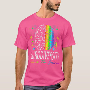 Neurodiversity - Autism Spectrum ASD ADHD Rainbow  T-Shirt