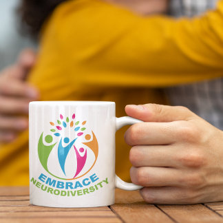 Neurodiversity Autism Spectrum Cute Colorful Coffee Mug