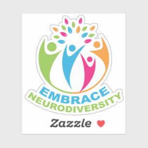 Neurodiversity Autism Spectrum Cute Colorful Sticker