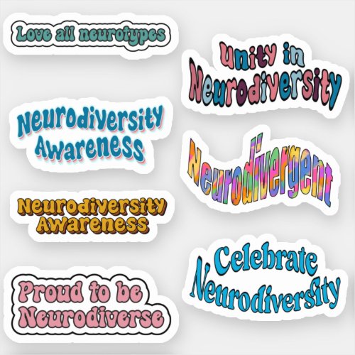 Neurodiversity Awareness Pack  Sticker
