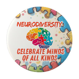 Neurodiversity awareness Pin Badge