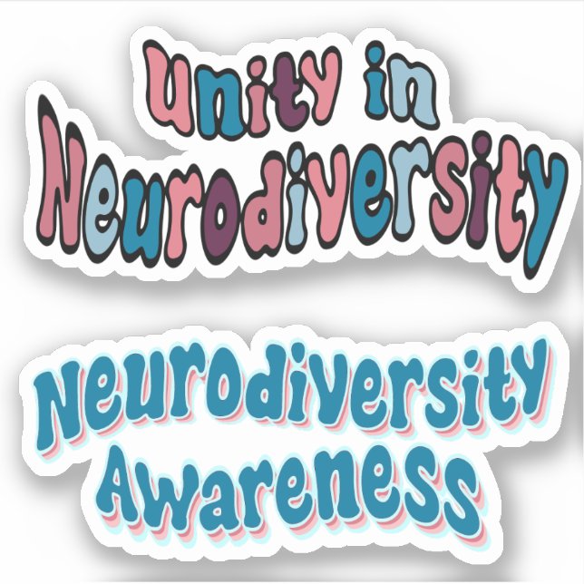 Neurodiversity Awareness *See Description* Sticker (Front)