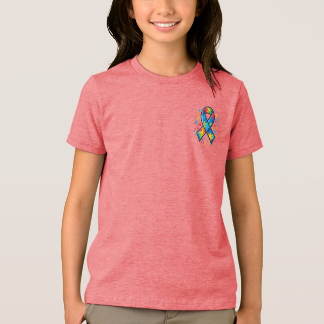 Neurodiversity Awareness T-Shirt Tri-Blend Shirt (Front)