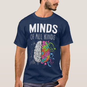 Neurodiversity Brain  ADHD Autism Awareness  T-Shirt