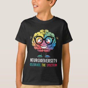 Neurodiversity Brain Autism Awareness Asd Adhd Men T-Shirt