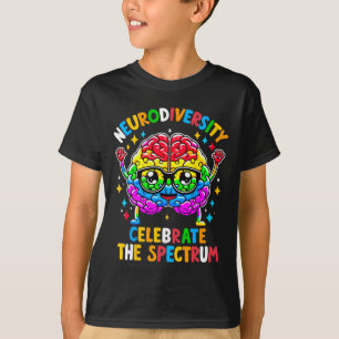 Neurodiversity Brain Autism Awareness T-Shirt