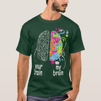 Neurodiversity brain Gift idea for Dyslexia ADHD A T-Shirt
