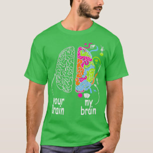 Neurodiversity Brain Idea for Dyslexia ADHD Autism T-Shirt