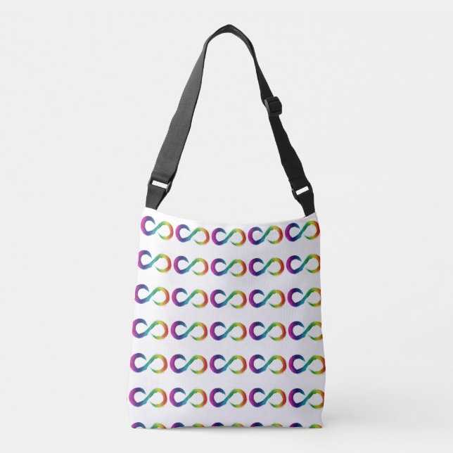 Neurodiversity brushed crossbody bag (Front)