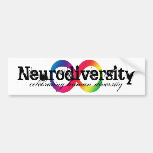 Neurodiversity bumper sticker