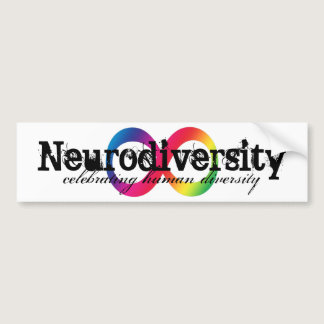 Neurodiversity bumper sticker