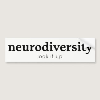 Neurodiversity Bumper Sticker
