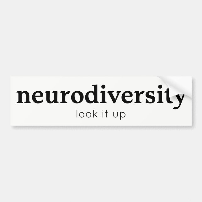 Neurodiversity Bumper Sticker (Front)