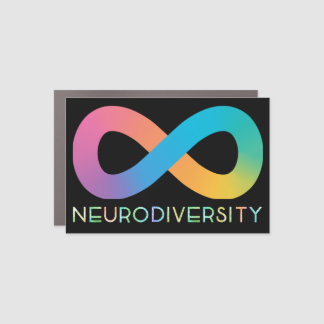 Neurodiversity car magnet