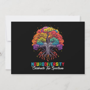Neurodiversity Celebrate The Spectrum Autism Invitation