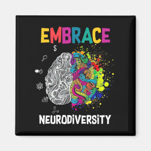 Neurodiversity Celebrate The Spectrum Brain Autism Magnet