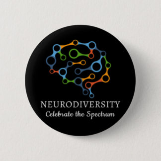 Neurodiversity Celebrate The Spectrum Gifts Button