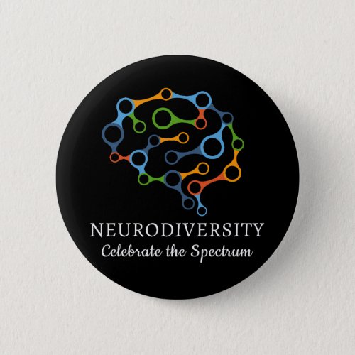 Neurodiversity Celebrate The Spectrum Gifts Button