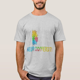 Neurodiversity, Celebrate the Spectrum. The brain  T-Shirt