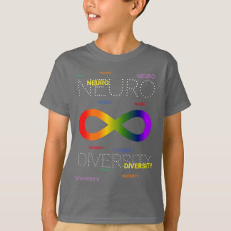 Neurodiversity dots dark T-Shirt